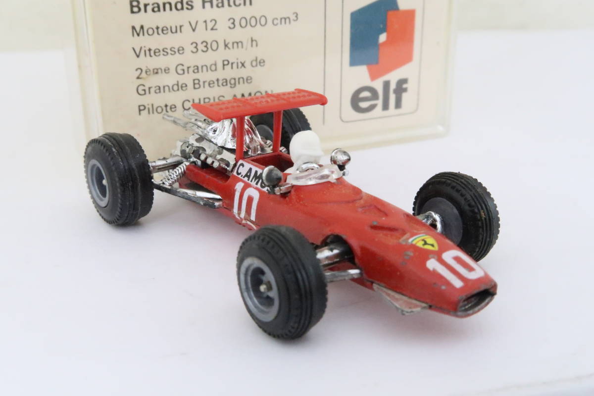 Champion FERRARI V12 F1 Brands Hatch フェラーリ C.AMON 箱付(傷み) フランス製 1/55? サコ_画像3