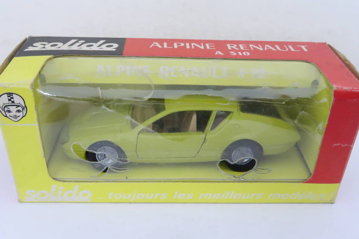 solido ALPINE RENAULT A310 黄緑 アルピーヌルノー 箱付 1/43 フランス製 イイレ _画像8