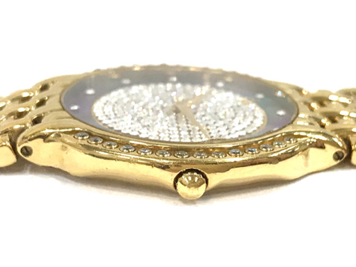 レイモンドウェイル 腕時計 シェル×ストーン文字盤 4802−3 ゴールドカラー金具 クォーツ メンズ RAYMOND WEIL_画像3