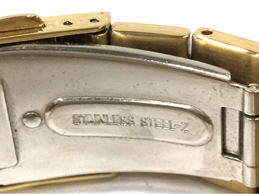 セイコー 腕時計 7T04-0AT0 クロノグラフ ビッグデイト 白文字盤 GDカラー クォーツ メンズ 稼働 SEIKO QR014-422_画像7