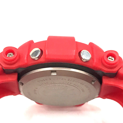 カシオ Gショック フロッグマン クォーツ 腕時計 メンズ 未稼働品 レッド DW-8200 ファッション小物 CASIO QR012-154_画像4