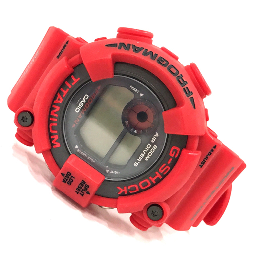 カシオ Gショック フロッグマン クォーツ 腕時計 メンズ 未稼働品 レッド DW-8200 ファッション小物 CASIO QR012-154_画像7