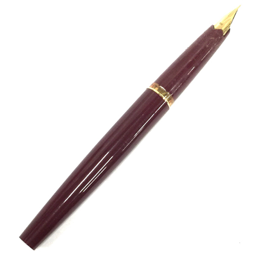 モンブラン 万年筆 ペン先 750 カートリッジ式 ボルドーカラーボディ ユニセックス ブランド小物 MONTBLANC_画像2
