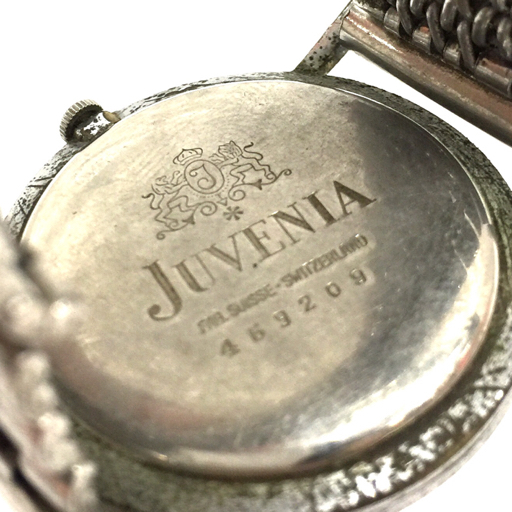 送料360円 ジュベニア 手巻き 機械式 腕時計 アンティーク メンズ 稼働品 社外ブレス JUVENIA QR012-391 同梱NG_画像2