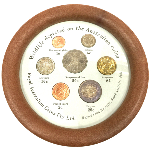 Wildlife depicted on the Australia coins オーストラリア コイン 7枚組 他 アメリカ プルーフ貨幣セット 含 計2点_画像3