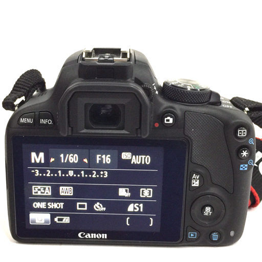 1円 Canon EOS Kiss X7 EF 50mm 1:1.8 STM EF-S 18-55mm 1:3.5-5.6 IS STM 含む デジタル一眼レフカメラ C161436_画像2