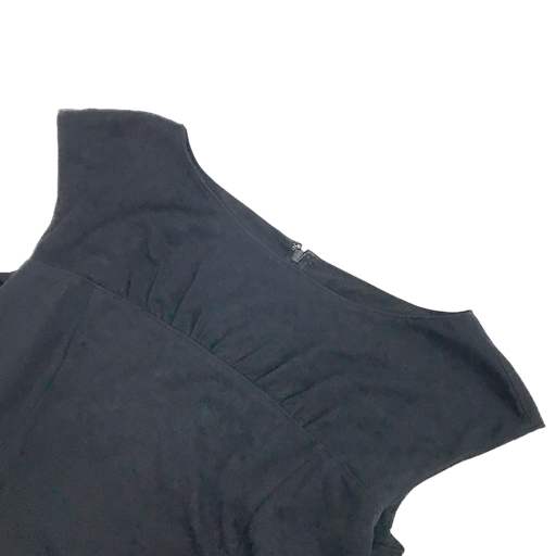 ピンキー&ダイアン 38サイズ ノースリーブ ワンピース ひざ丈スカート ブラック レディース_画像3