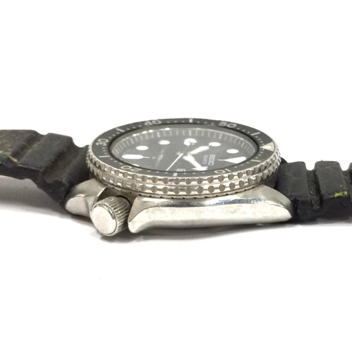 セイコー デイデイト クォーツ 腕時計 7548-7000 ブラック文字盤 未稼働品 純正ベルト ファッション小物 SEIKO_画像5