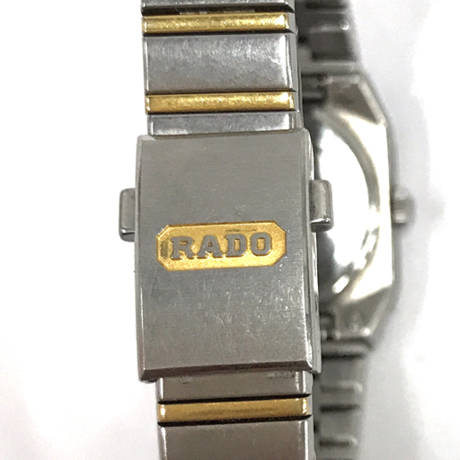 ラドー ダイヤスター クォーツ 腕時計 レディース 未稼働品 グレー文字盤 純正ブレス ファッション小物 RADO_画像6