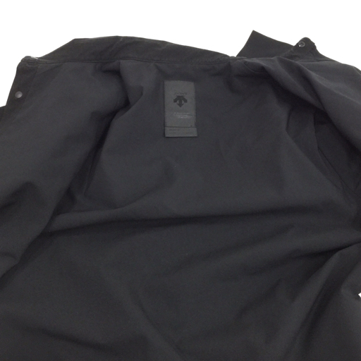 デサント サイズ XO DAMRC22 長袖 ジャケット フロントボタン アウター メンズ ブラック系 黒系 DESCENTE_画像4