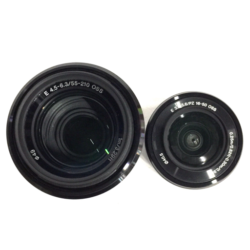 1円 SONY a6000 ILCE-6000 E 3.5-5.6/PZ 16-50 OSS E 4.5-6.3/55-210 OSS ミラーレス一眼 カメラ レンズ C311630_画像8