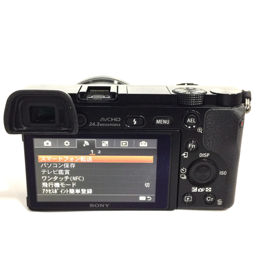 1円 SONY a6000 ILCE-6000 E 3.5-5.6/PZ 16-50 OSS E 4.5-6.3/55-210 OSS ミラーレス一眼 カメラ レンズ C311630_画像2