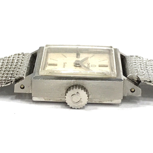 オメガ ジュネーブ 手巻き 機械式 腕時計 レディース シルバーカラー文字盤 不動品 ファッション小物 OMEGA_画像3
