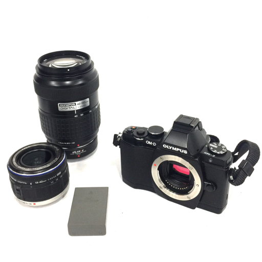 1円 OLYMPUS OM-D E-M5 M.ZUIKO DIGITAL 14-42mm 1:3.5-5.6 ミラーレス一眼 カメラ セット 光学機器 C071308-1_画像1