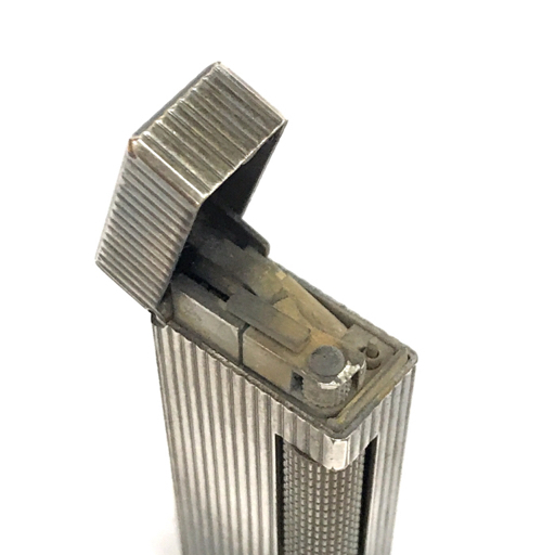 ダンヒル ローラー ガスライター 喫煙具 スクエア 総柄 シルバーカラー金具 サイズ約6.4×2.3cm dunhill_画像7