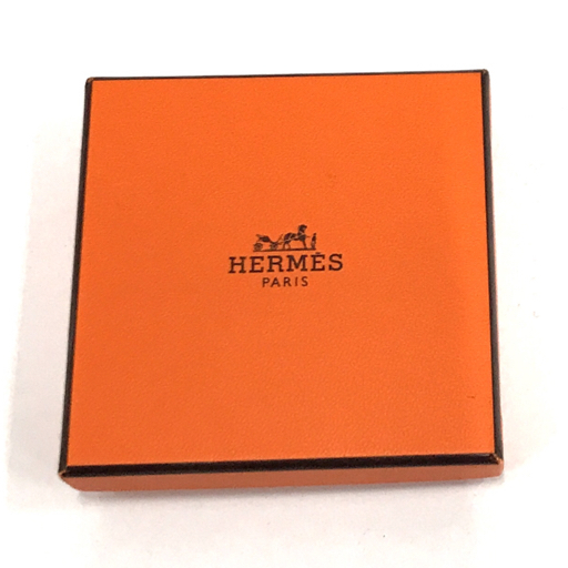 エルメス Hキューブ ネックレス ペンダント シルバーカラー ブラック ユニセックス アクセサリー 箱付き HERMES_画像8