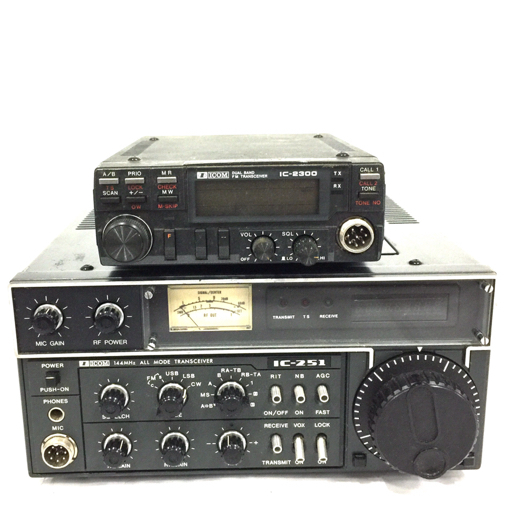 1円 ICOM IC-2300 IC-251 TRIO TR-7700 含む トランシーバー 無線機 周辺機器 まとめセット アマチュア無線_画像2