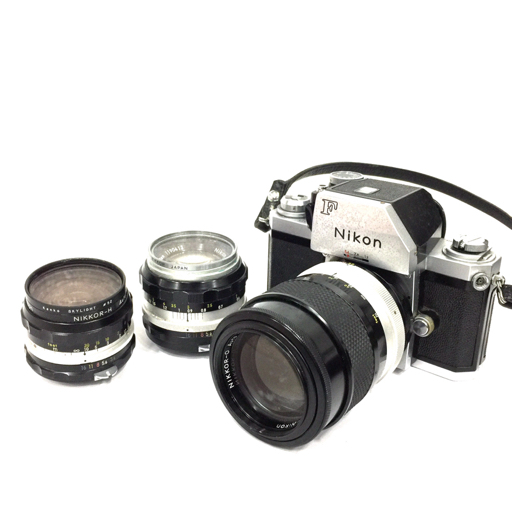 Nikon F フォトミックFTN 非Ai NIKKOR-S Auto 1:1.4 50mm 含む 一眼レフフィルムカメラ レンズ QG014-6_画像1