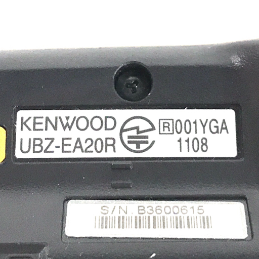 JVCケンウッド UBZ-EA20R 特定小電力トランシーバー 2点セット アマチュア無線 QR014-238_画像7