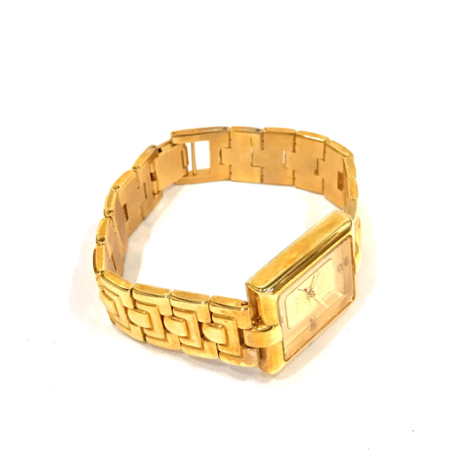 1円 INGOT WATCH 腕時計 インゴット ゴールド FINE GOLD 999.9 スクエア クォーツ メンズ_画像6