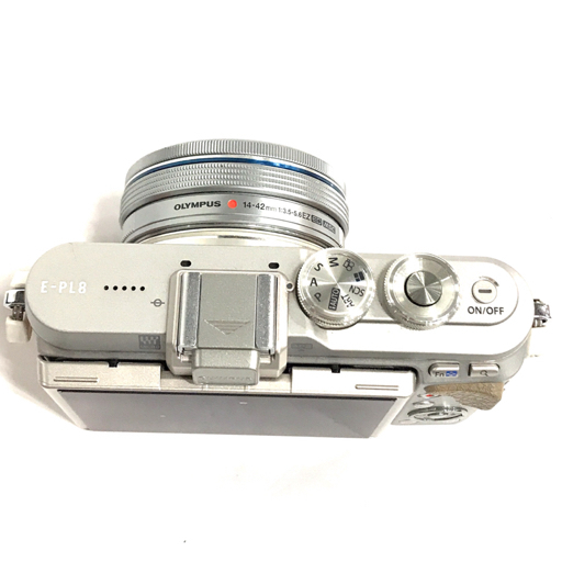 1円 OLYMPUS PEN E-PL8 M.ZUIKO DIGITAL 14-42mm 1:3.5-5.6 ミラーレス一眼 カメラ セット 光学機器 L141635_画像6