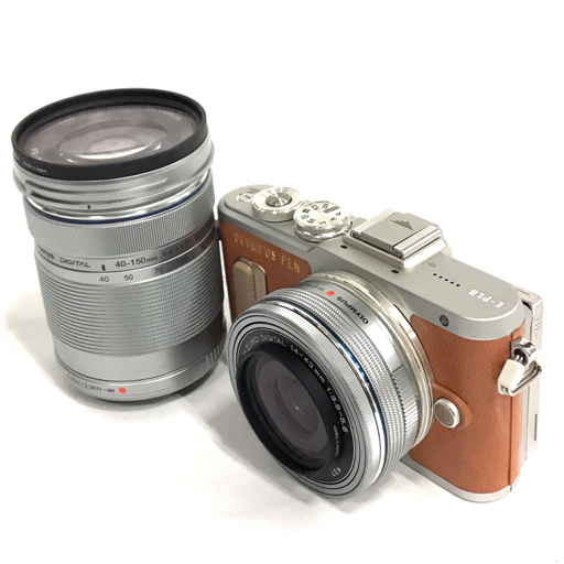 1円 OLYMPUS PEN E-PL8 M.ZUIKO DIGITAL 14-42mm 1:3.5-5.6 ミラーレス一眼 カメラ セット 光学機器 L141635_画像1
