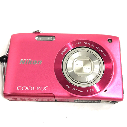 Nikon COOLPIX S3300 4.6-27.6mm 1:3.5-6.5 コンパクトデジタルカメラ QG014-13_画像2