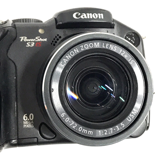 1円 CANON PowerShot S3 IS 6.0-72.0mm 1:2.7-3.5 USM コンパクトデジタルカメラ_画像7