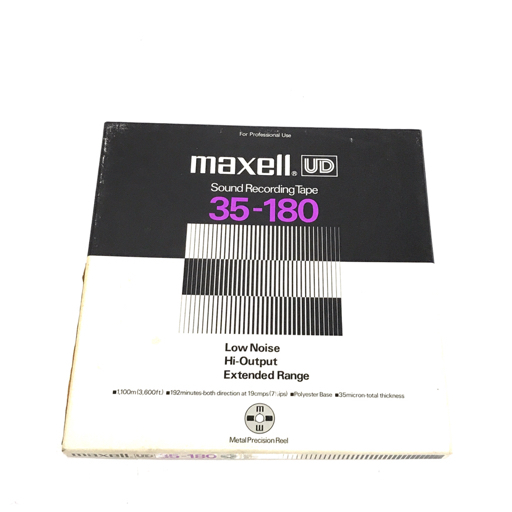 マクセル Sound Recording Tape 35-180 使用品 箱付 他 MR-10 / 35-180PR 等 オープンリール 計6点 QG021-47_画像2