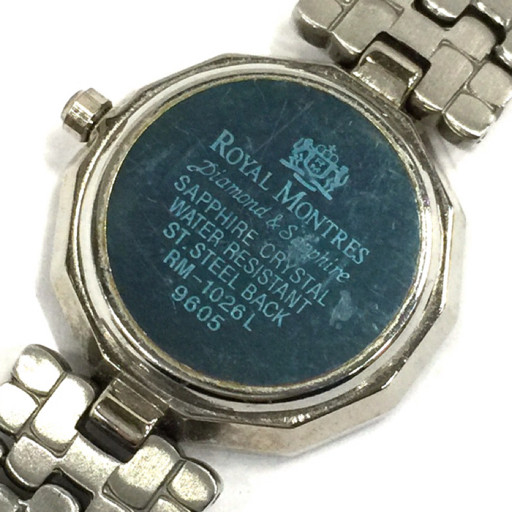 ロイヤルモントレス クォーツ 腕時計 レディース RM-1026L 未稼働品 ファッション小物 純正ブレス ROYAL MONTRES_画像2