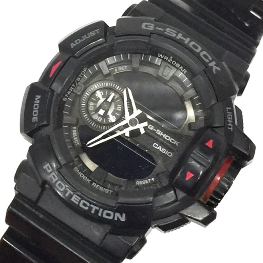 1円 カシオ G-SHOCK 腕時計 GA-400 クォーツ 黒系 他 セイコー 電波ソーラー 7B42-0AS0 デイト 等 まとめ セット_画像6