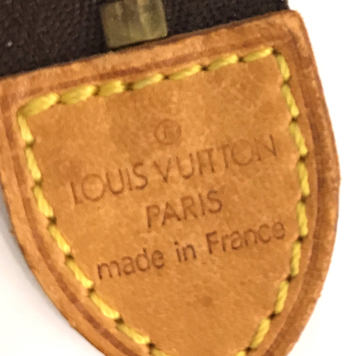 ルイヴィトン M47546 モノグラム ポッシュ トワレット15 ミニポーチ ファスナー開閉 茶系 LOUISVUITTON QR022-114_画像6