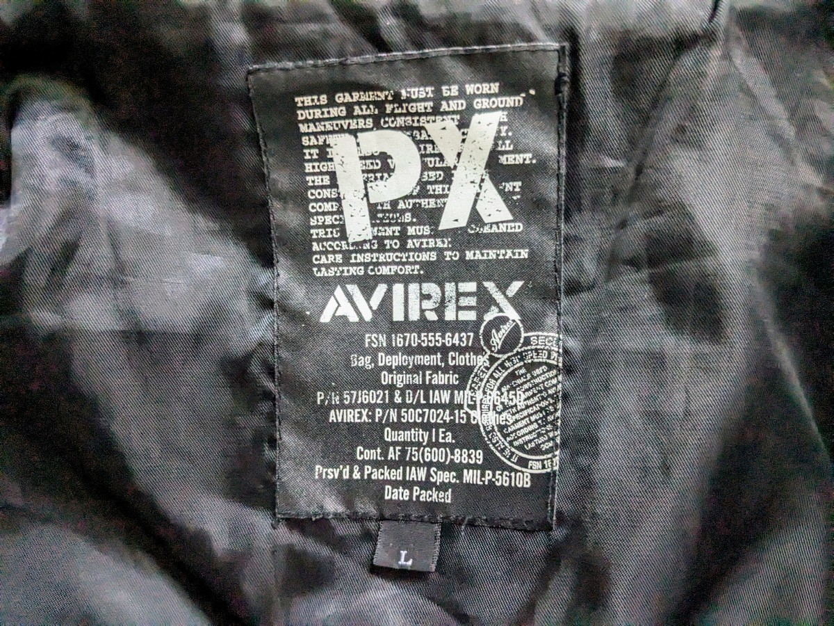 AVIREX キルティングジャケット　メンズ　Lサイズ_画像4