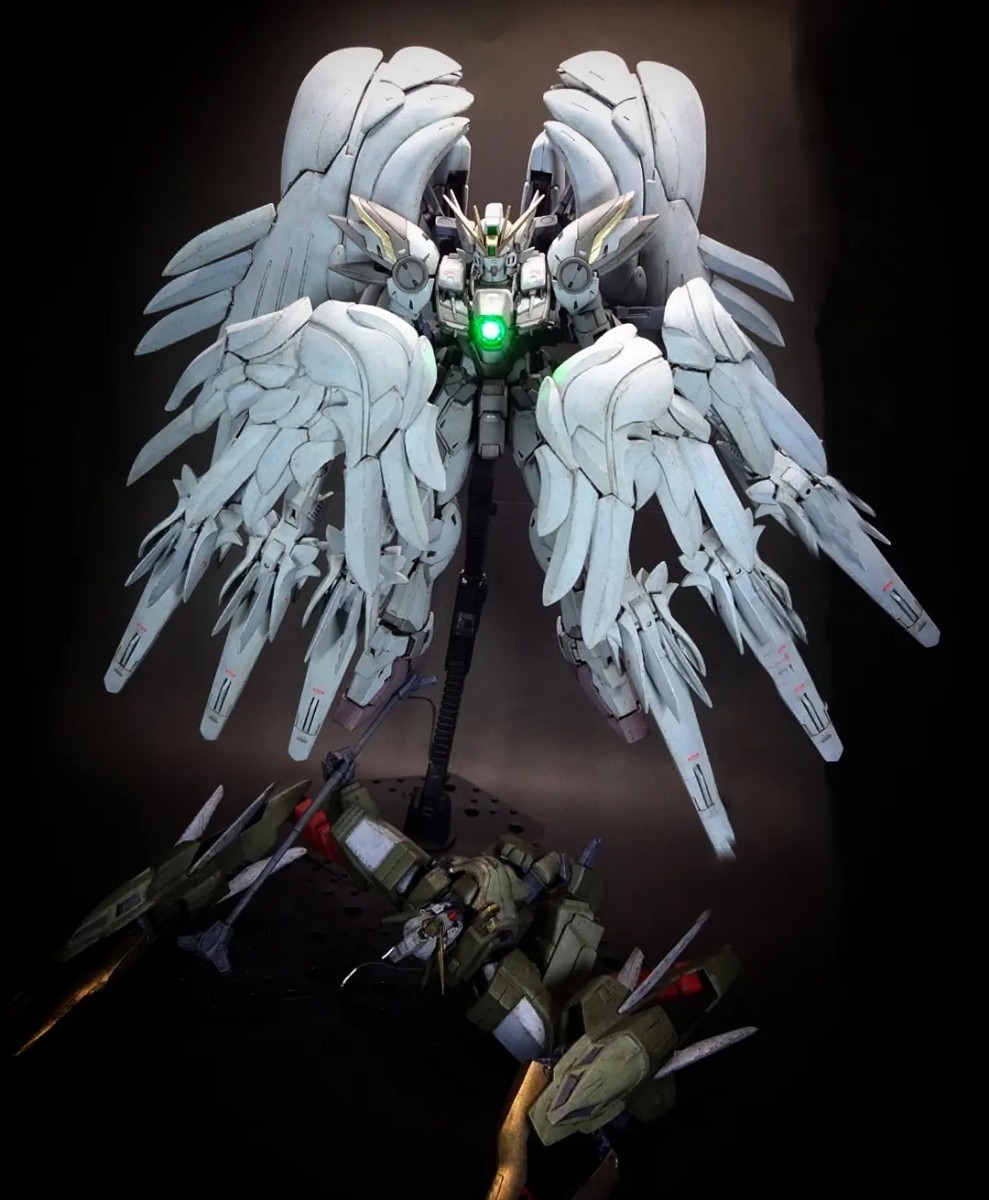 MG ウイングガンダム スノーホワイトプレリュード ver.Ka 塗装
