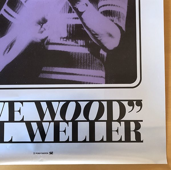 ポール・ウェラー／B2ポスター Paul Weller LIVE WOODの画像4