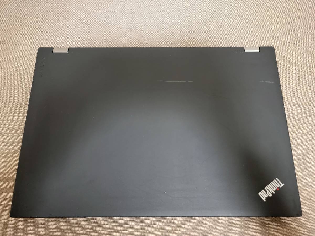 Lenovo ThinkPad P50 Core i7 6700HQ DDR4 4GB Quadro M1000M フルHD液晶 ワケアリ ジャンク品_画像4