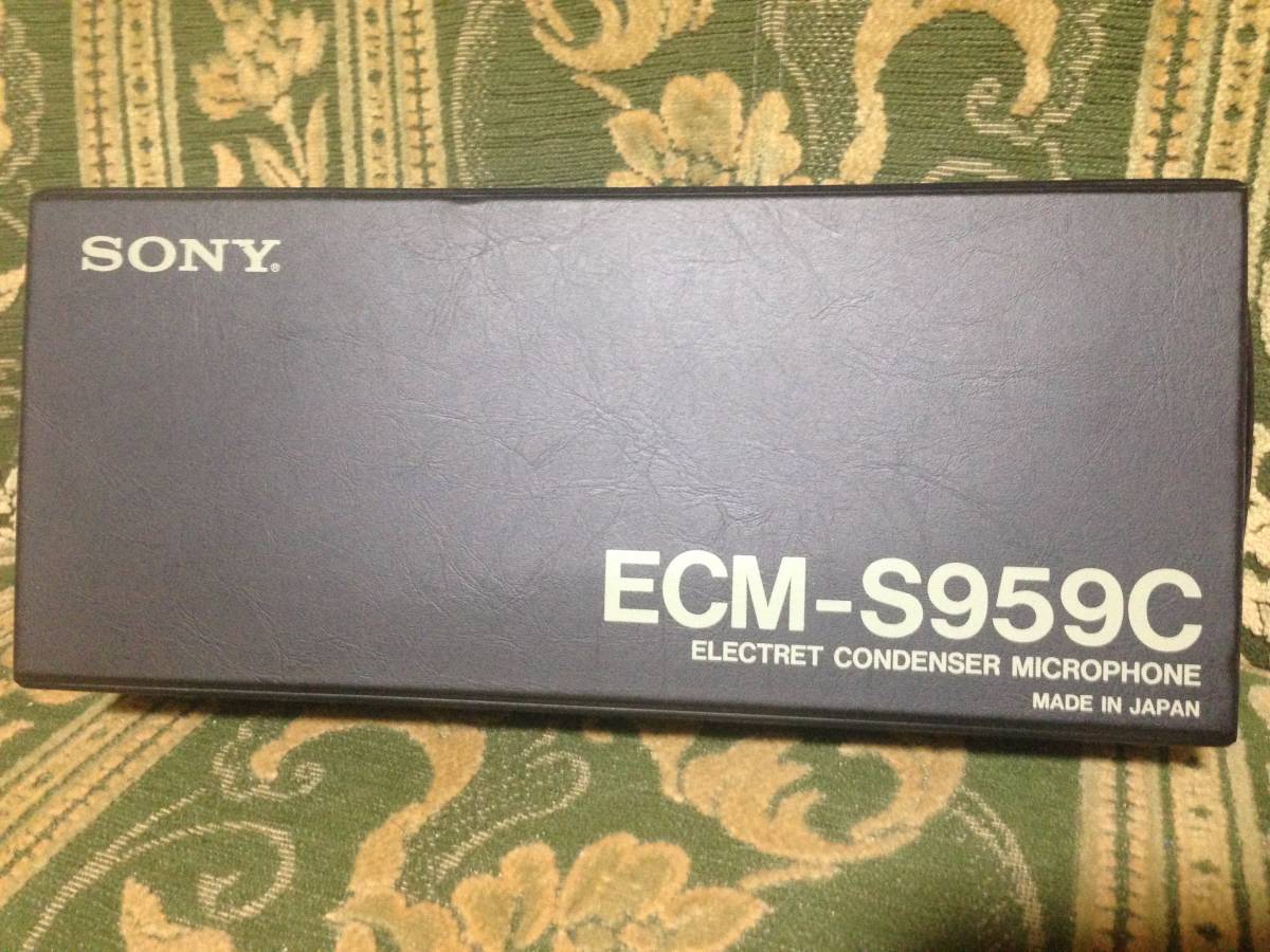 SONY ECM-S959C エレクトレット コンデンサー マイク_画像4
