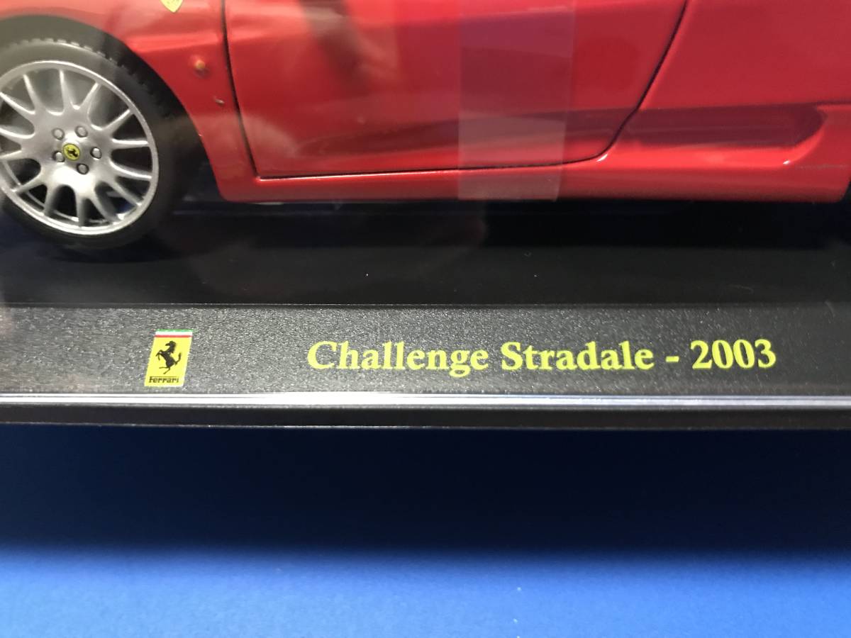 FERRARI OFFICIAL ChallengeStradale*2003 1/24 die-cast car burago made F-22