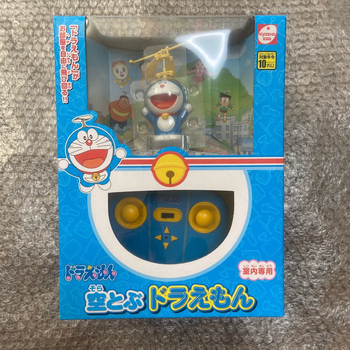  new same goods empty .. Doraemon radio-controller kyosho drone figure Bandai helicopter Gyro sensor ... Anpanman display 