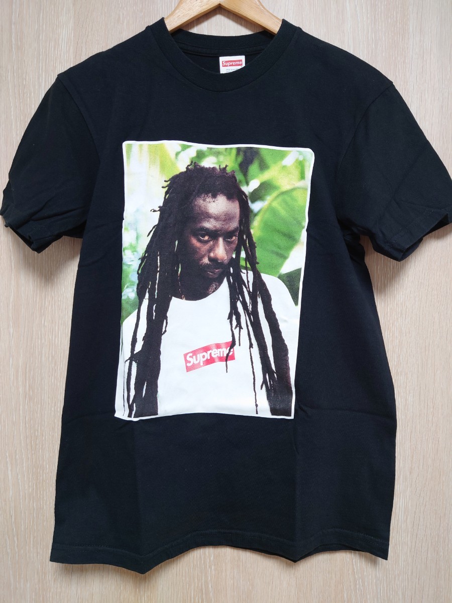 シュプリーム フォトT S ブジュ・バントン ブラック Supreme Buju Banton レゲエ アーティスト ボックスロゴTシャツ 着用 18AW 正規品