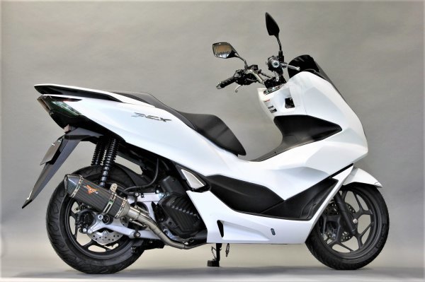 Valiente PCX125 PCX160 (2BJ-JK05/2BK-KF47) バイクマフラー Calma カルマ カーボンタイプ マフラー バリエンテ ホンダ v-201-ca11_画像4