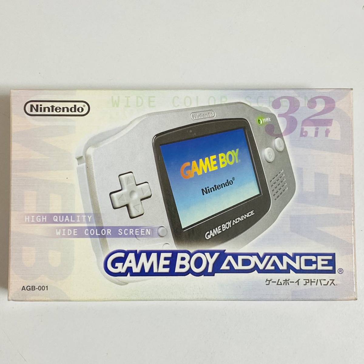 [ present condition goods ]Nintendo nintendo GAME BOY ADVANCE Game Boy Advance body silver AGB-001 operation verification settled Junk 