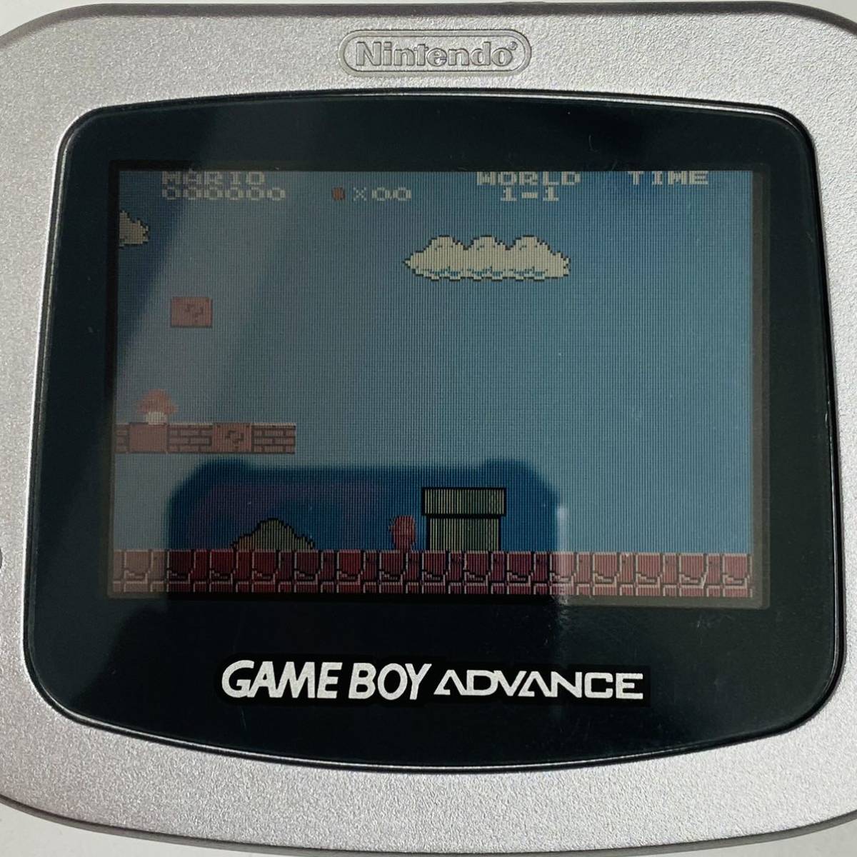 [ present condition goods ]Nintendo nintendo GAME BOY ADVANCE Game Boy Advance body silver AGB-001 operation verification settled Junk 