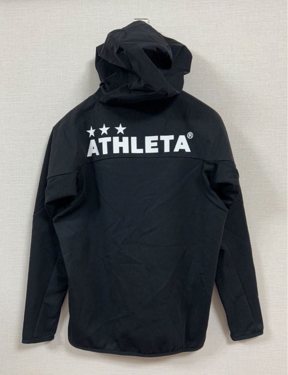 ☆新品タグ付☆ アスレタ　ATHLETA ウインドジャージジャケット S 黒