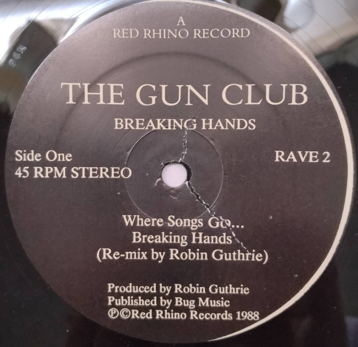 ☆EP12インチ The Gun Club / Breaking Hands RAVE2 ☆_画像3
