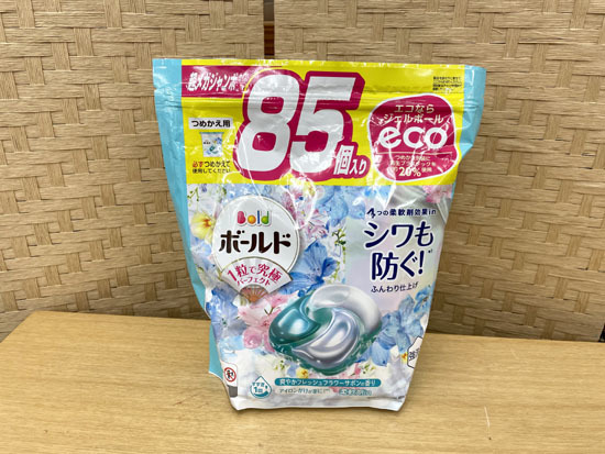 新品未開封 ボールド ジェルボール 爽やかフレッシュフラワーサボンの香り つめかえ用 超メガジャンボサイズ 85個入り 札幌市手稲区の画像1