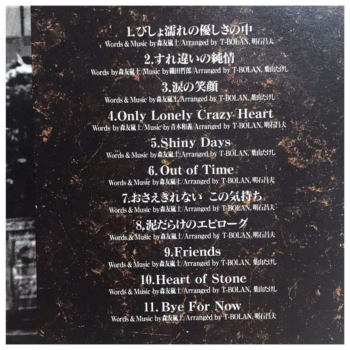 HEART OF STONE / T-BOLAN《スリーブケース》_画像9