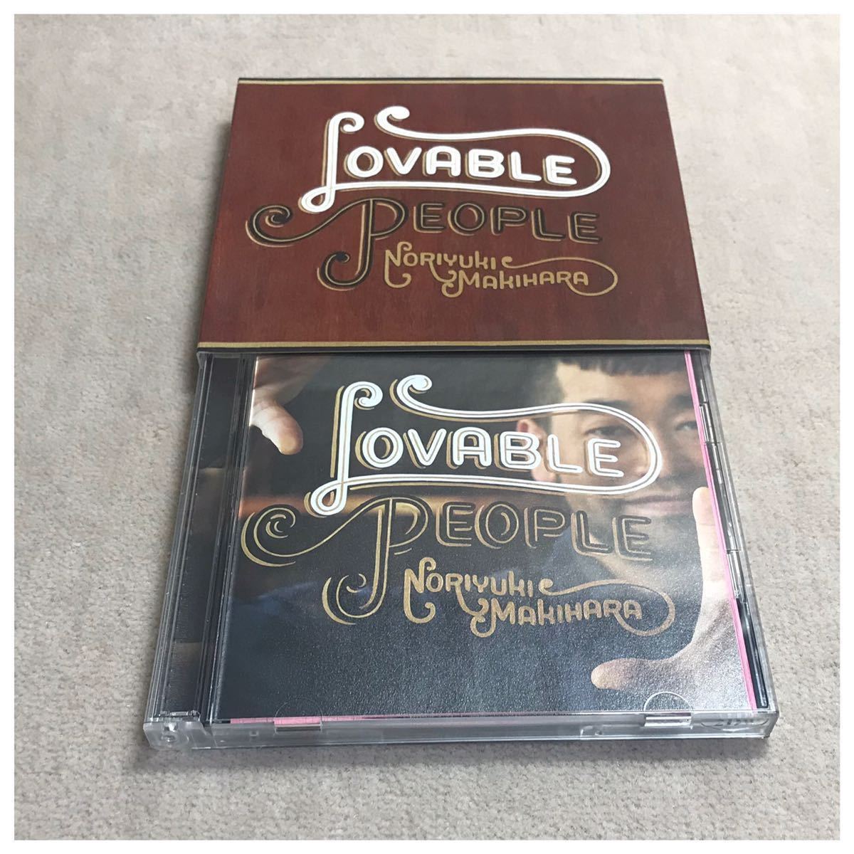 LOVABLE PEOPLE / 槇原敬之《スリーブケース・CD/DVD2枚組》_画像3