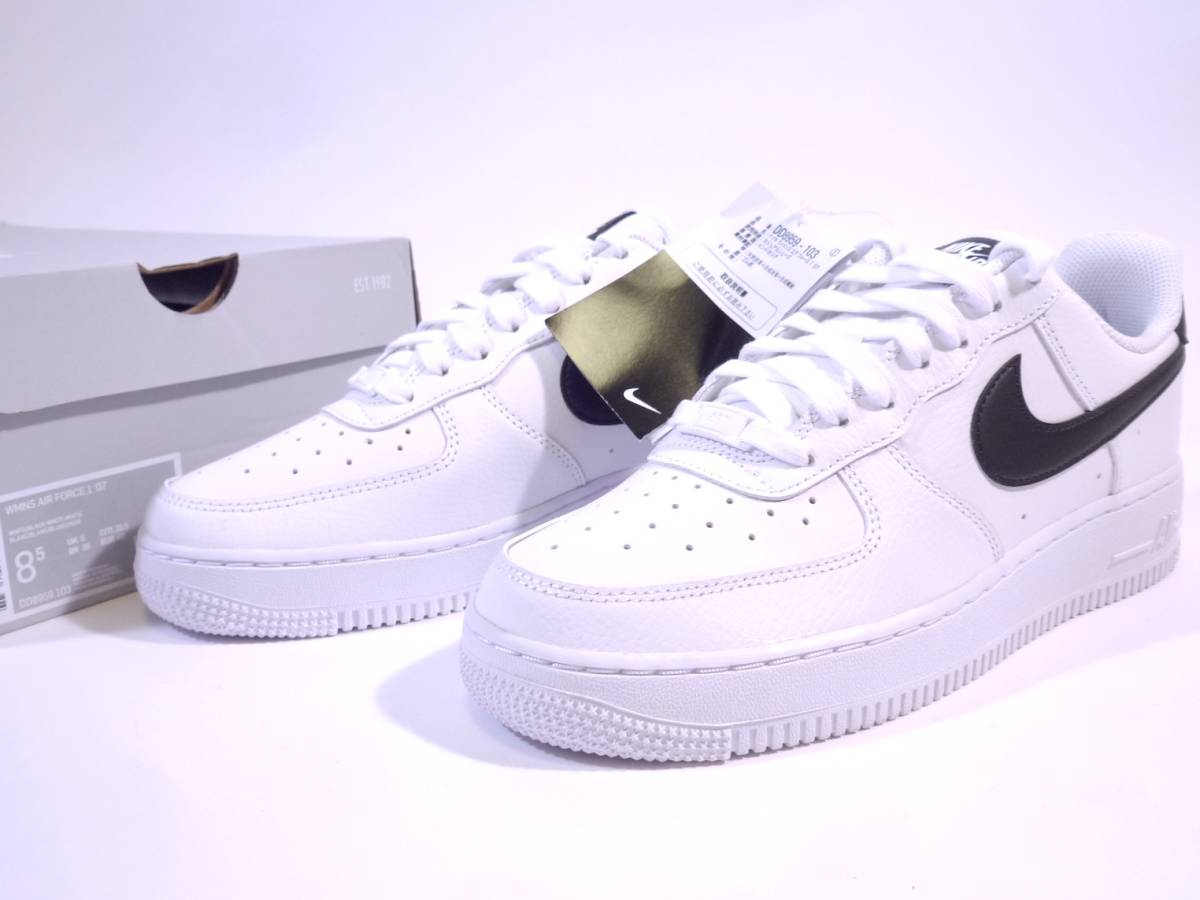 本物/NIKE AIR FORCE1 LOW WHITE BLACK/白黒 25.5cm 新品未使用 エアフォース1 supreme jordan1 retro og dunk sp sb_2000年代の名カラーを素材、機能を改良復刻