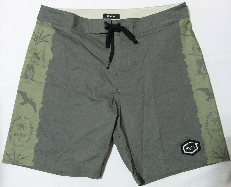 RVCA ( ルーカ ) ISLAND VENTURE 18 ボードショーツ 34サイズ 水着 ハワイコレクション 型番: BC041-531 サーフパンツ